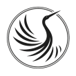 white crane logo copy